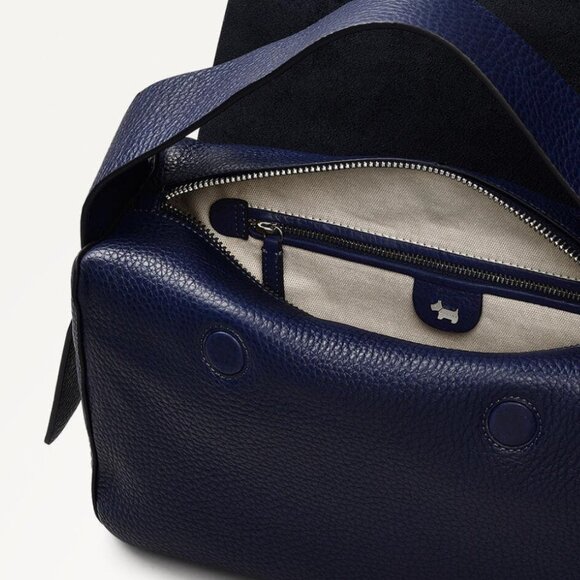 Like New Radley London De Beauvoir navy handbag - Picture 12 of 15